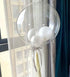 36 Inch Bobo Balloons - 4 Pcs Clear Bubble Balloons for Christmas Wedding Birthday Party Decoration