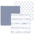 Amazing Baby Cotton Muslin Swaddle Blankets, Set of 3, Watercolor Brushstrokes, Denim,
