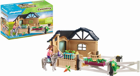 Playmobil Riding Stable Extension - Add-On for Playmobil Sets