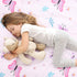 4 Pack Set Mixweer Butterfly Baby Crib Sheet for Girls Standard Size Crib Toddler Mattresses Soft Breathable Sheets