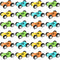 24 Pcs Wooden Cars for Ramp, Replacement Car Toy Vehicle Play Sets for Toddlers Age 3+