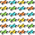 24 Pcs Wooden Cars for Ramp, Replacement Car Toy Vehicle Play Sets for Toddlers Age 3+