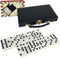 GOTHINK Portable Double 6 Dominos Set for Adults with Storage Box 28