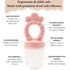 Set 3 4+ Baby Fruit Feeder BPA-Free Silicone Fresh Food Feeder with Replacement Teats, Teething Feeder for Fruits