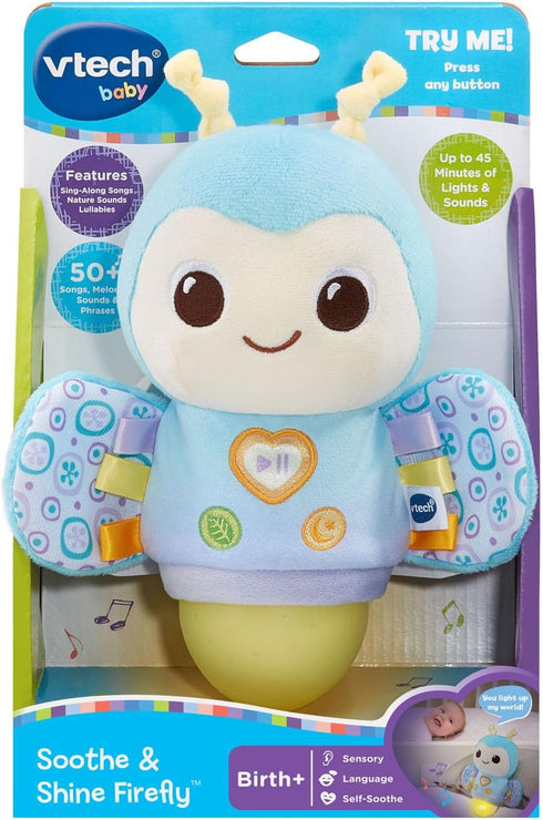 VTech Firefly Musical Plush Toy - Color Changing Night-Light with Timer