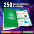 250 Experiments Kits for Kids - Science S.T.E.M Projects Scientific Toys for Boys Girls, Birthday Christmas Gift Ideas,