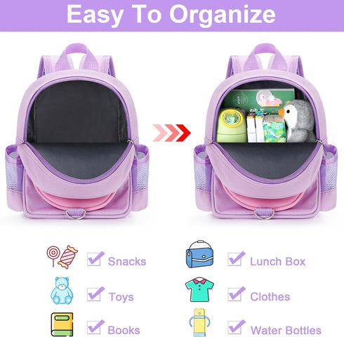 Accmor Backpack 4 1 Backpacks Pack 1-3 Toddler with Leash, in Kid Mini with Anti Lost Wrist Link, Cute Child Harness
