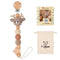 Cute Animal Pacifier Clip for Boys and Girls, Baby Teethers & Most Pacifiers, Baby Shower Essentials (Elk)