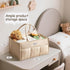 POIKSHARK Baby Diaper Caddy - Stylish Basket for Newborn Essentials, Nursery Storage Bin and Car Organizers for Diapers