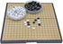 Medium Magnetic Go Chess Set Game: 19x19, 11 Inch Portable with Single Convex Plastic Stones, Classic Strategy Game