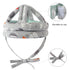 Baby Safety Helmet Infant Toddler Breathable & Adjustable Head Cushion Bumper Bonnet for Running Walking Crawling(Grey Forest)