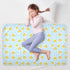 siphylline 52" 34" Light Blue Polka Dots Cartoon Yellow Chicks Extra Large Resuable Training Pee Pads for Kids Highly