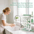 Momcozy Bottle Brush Kit Pro, Innovative Push-Press Design for Deep Cleaning - Bottle Cleaner Brush for Bottle/Breast