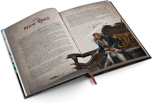 CMON Broken Compass Jolly Roger - Season 2 Rulebook, Fun RPG for Kids and Adults, 2-5 Players, 120+ Min Playtime, Ages