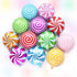 12 pcs 18" Sweet Candy Balloons - Round Lollipop Balloons for Birthday Wedding Party