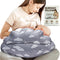 Nursing Pillow Breastfeeding Pillows with Security Fence for Enhanced Support & Comfort