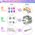Charm Bracelet Making Kit, Art Supplies for Girls Age 6-8, Friendship Bracelet Kit with Rings for Kids Toys