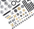 116PCS Gear and Axle Set for Technic Parts, DIY Gears Assortment Pack Compatible with Major Brand Technic Parts