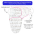 4-Pack 0-3 100% Organic Baby Swaddle Sleep Sacks, Swaddles for Newborns Baby Essentials, Infant Months, Cotton Soft