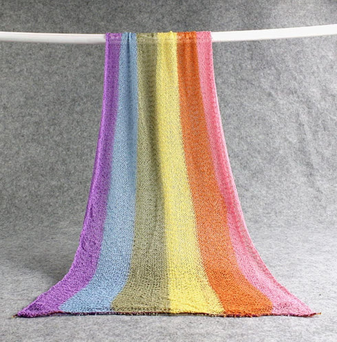 Coberllus Newborn Baby Photo Props Wrap Cloth Blanket Swaddle for Boys Girls Photography Shoot (Rainbow)