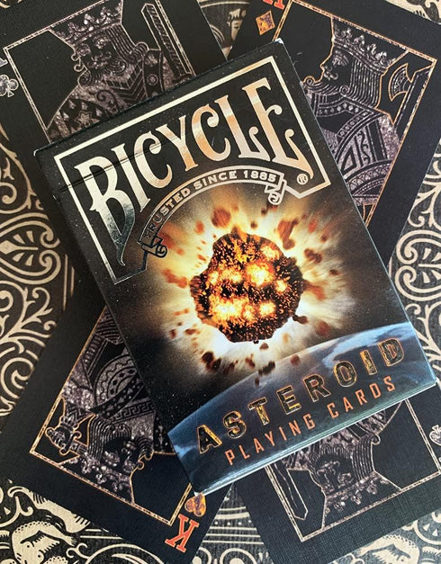 Bicycle Asteroid Playing Cards (Black)