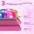 12 Inch (3-Rainbow) Stylish Travel Case for Fashion Dolls - Storage Solution with Pockets for Doll Accessories - Best