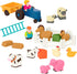 Battat Farm Animal Play Set - 25 Toy Farm Animals, Fences, Farmers, Tractor, Trailer & More for Toddlers