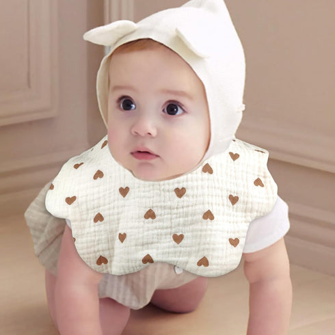 10 Pack Baby Bibs Muslin Bibs for Baby Girl Boy for Drooling and Teething