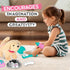 Puppy Doll Stroller - Remote Control Electronic Plush Puppy Dog Toy - Singing, Walking, Barking, Tail Wagging for Kids