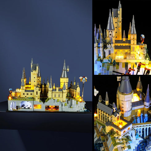 Vaodest LED Light for Lego 76419 Castle and Grounds Set, Compatible with Model 76419 (LED Light Only)
