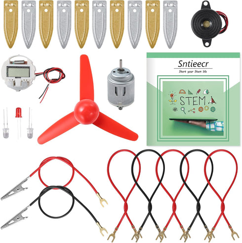 Sntieecr Fruit Battery Science Experiment Kit, Potato Science Educational Kit for Kids DIY STEM Lab Projects