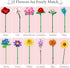 Flower Bouquet Building Set, 1009PCS DIY Plant Decoration, 12 Artificial Flowers for Ages 6+, Gift Idea