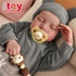 20 Inch 3+ JIZHI Reborn Baby Dolls Boy - Cute Soft Realistic Newborn Baby Doll with Poseable Body, Real Life Baby Dolls