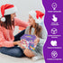 45pcs Shimmery Unicorn Shaped Jumbo Jigsaw Floor Puzzles for Kids Ages 3-5, Birthday Gift (28'' x 33'')