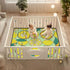 EtherSpher foldablummy 50'' 50''tapete Yellow Lemon Large Non-Slip Baby Playmat for Indoor Outdoor Waterproof Time