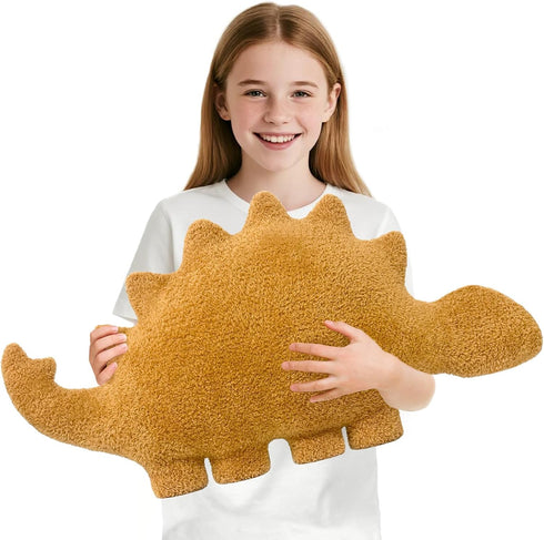 Andywoo Dino Chicken Plush Nuggets Pillow for Funny Birthday Gifts, Cute Funny