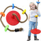 Tree Climbing Rope and Kids Disc Swing Seat Set for Outdoor Backyard Playground Accessories
