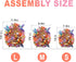 Wooden Puzzle - Garden Symphony Jigsaw Puzzles 260 Pieces, Unique Shape Wooden Puzzles for Adults and Kids