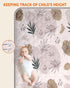BICESTE 71x59 Playpen Mat Foam, Large Baby Play Mat for Babies Kids Toddlers Infants Floor Crawling, Washable