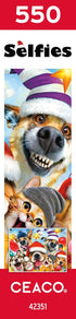 Ceaco - Selfies Christmas - Cats and Dogs - 550 Piece Jigsaw Puzzle