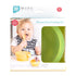 Bumkins Baby Bowl, Silicone Feeding Set with Suction, Includes Spoon and Lid, First Feeding Set, Green Jelly for Baby