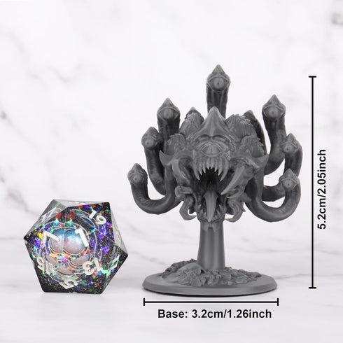 AUSPDICE 32mm DND Mini Beholder, RPG Dungeon Masters Miniature Character for D&D Board Games
