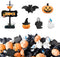 Kleeblatt 60pcs Halloween Erasers for Kids Bulk, 5 Styles 3D Mini Treats, Party Favors