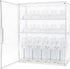 Penitue Baby Bottle Organizer, 3-Tier Clear Acrylic Storage Box with 2 Removable Dividers