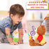 12 Singing Dancing Birthday Teddy Bear with Light Up Candle Playing Happy Birthday Song Musical Interactive Stuffed