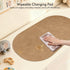 Changing Pad Portable, Diaper Changing Pad, Baby Changing Mat, Waterproof & Wipeable Vegan Leather Change Pad for Home