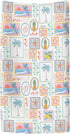 Summer 32''16'' Colorful Beach Patchwork Changing Pad Covers for Baby Girls Boys Bright Seashells Girly Fitted Change