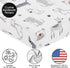 2-Piece Set Sweet Jojo Designs Baby Crib Sheets (Puppy Dogs) for Boys or Girls, Infant Nursery, Toddler Room - Standard