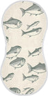 YEGAME Set 2 11 22 Inch Muslin Baby Burp Cloths of -Fish Super Absorbent Cotton Burping Rags Soft Baby Washcloths