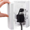 Baby Safety Outlet Cover BOX, 2 Pack Double Lock for Toddler Proofing, Easy Install with Extra Space for Plugs